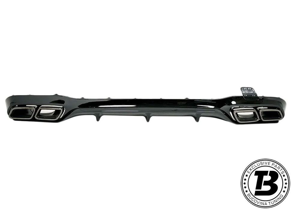 Difuzor Bara Spate cu Ornamente compatibil cu Mercedes E Class W213 E63 Design