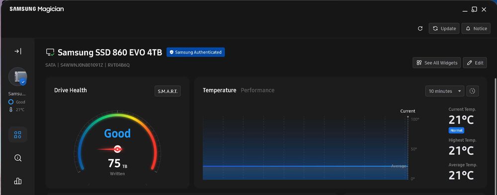 SSD Samsung Evo 860 4tb impecabil