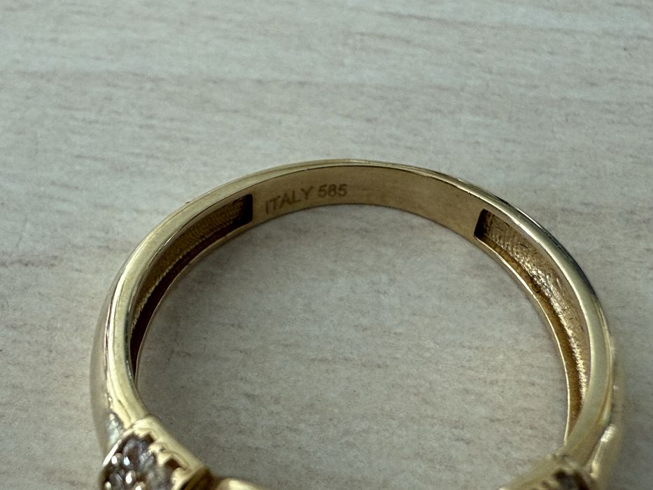 Итальянское Золото комплект. Tilla uzuk zirak Italiya