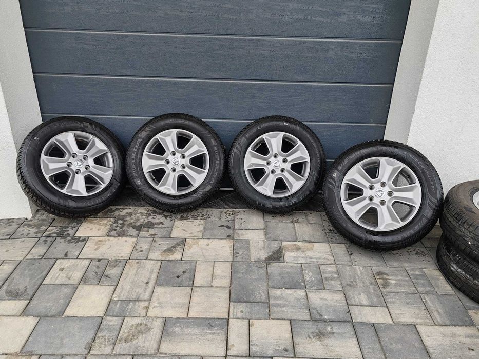 Vând set original jante/roți DACIA DUSTER M+S, dimensiune 215/65/16