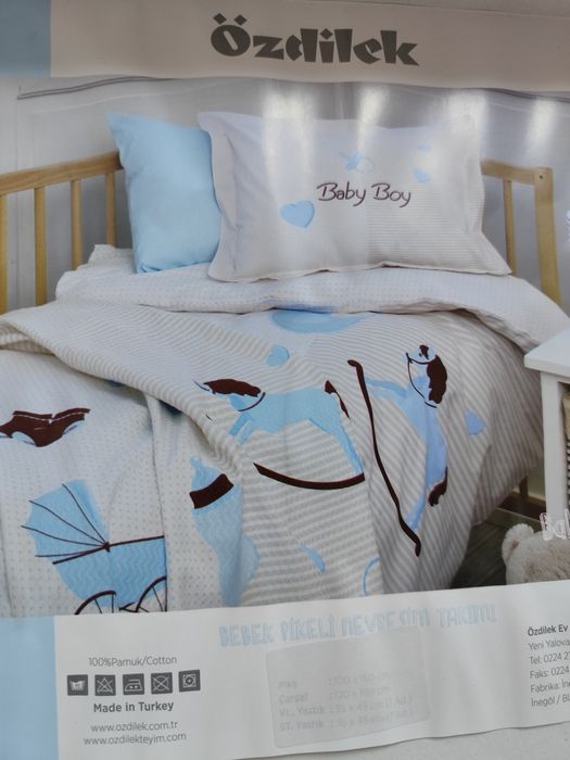 Lenjerie pătuț ozdileck 4 piese