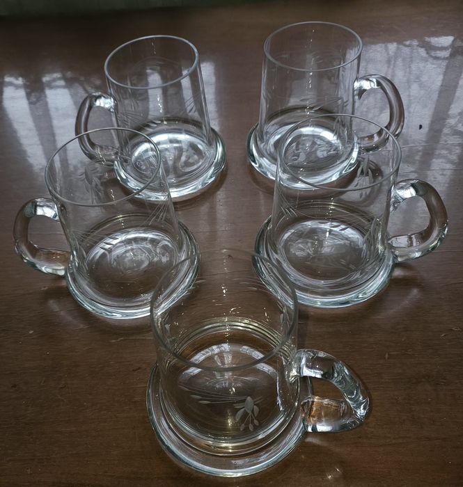 Set pahare de cristal