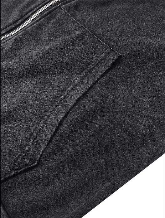 Зип худи в винтажном стиле