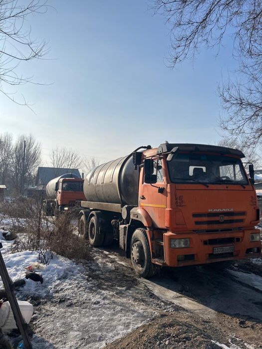 Ассенизатор Камаз 18куб говновоз грес
