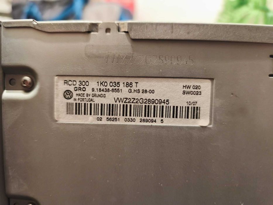 Unitate Radio CD Player RCD 300 Volkswagen