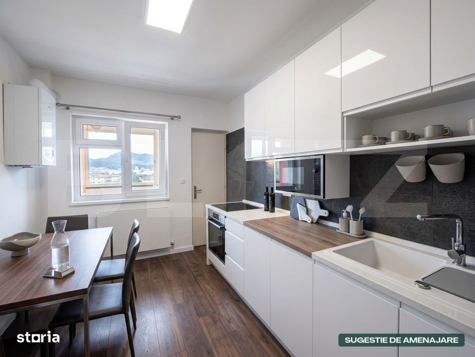 Apartament cu 4 camere, 2 bai si 2 locuri de parcare, Astra