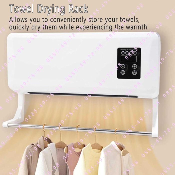 Стенен преносим,мобилен климатик за топло и студено с дистанционно