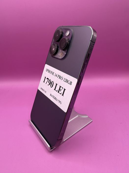 Iphone 14 pro 128 GB bat 75 % •Matei Amanet Margeanului•6966