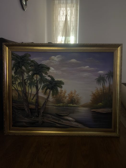 3 д картина с пальмами