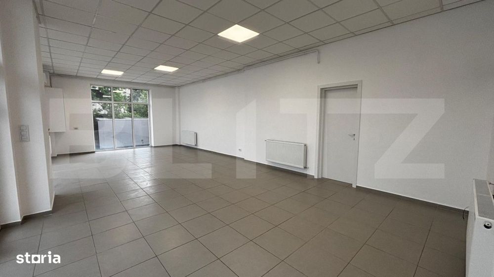 Spatiu comercial open space configurabil, parter, 65 mp utili, zona 1