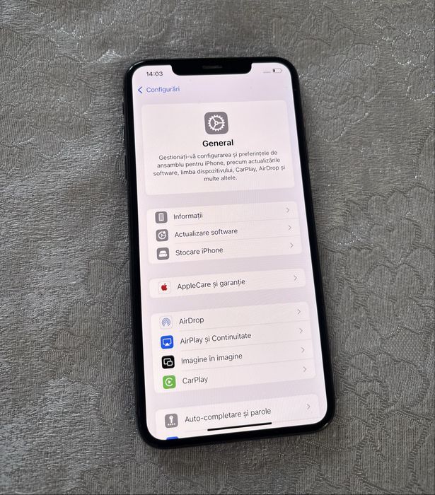 iPhone XS Max 256GB, Space Gray ,Baterie 83% ,Deblocat SIM, Husă Inclusă