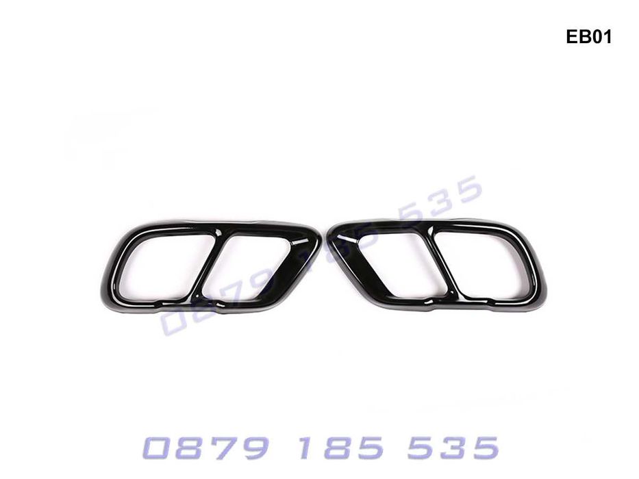 Двойни стикери ауспух BMW X5 G05 X7 G07 лепенки накрайници х5 г05 х7