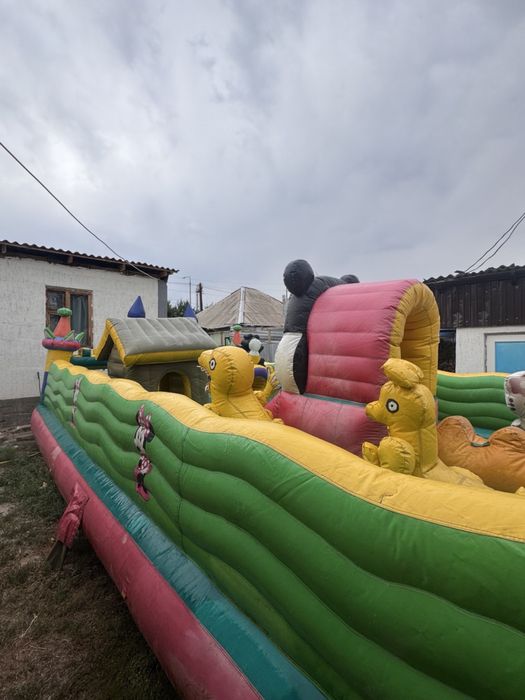 Батут в хорошем состоянии