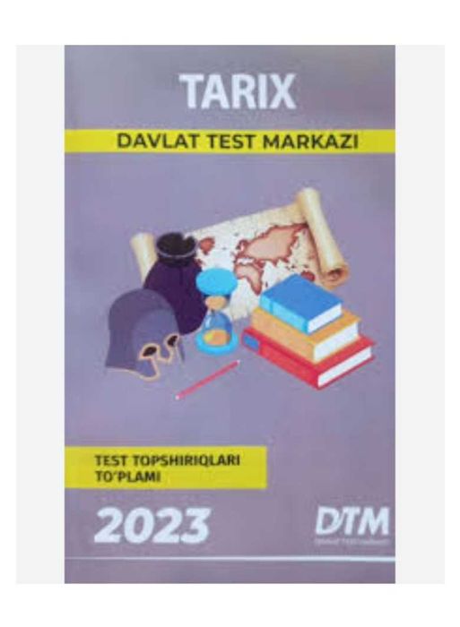 Доставка. Dtm tarix, test topshiriqlari to'plami
