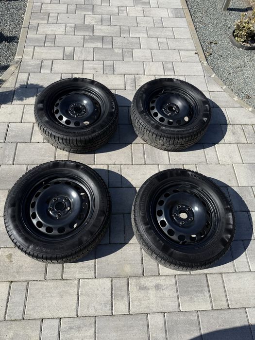 Jante tabla r16 gama Vag 5x112 cauciucuri de iarna Continental