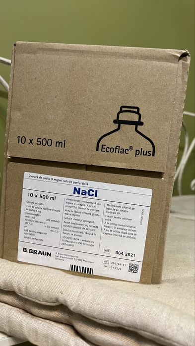 Ser fiziologic BRAUN sigilat 500 ml