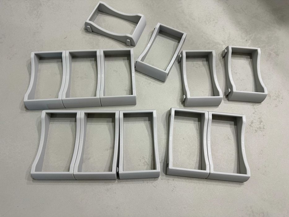 Suporturi de perete pentru role de filament 3D - set modular imprimat 3D