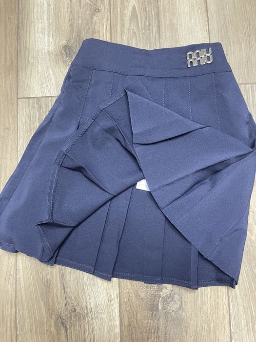 Школьная юбка синяя