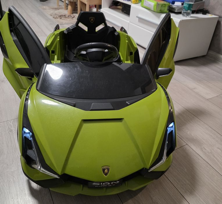 Masinuta electrica Lamborghini Sian verde