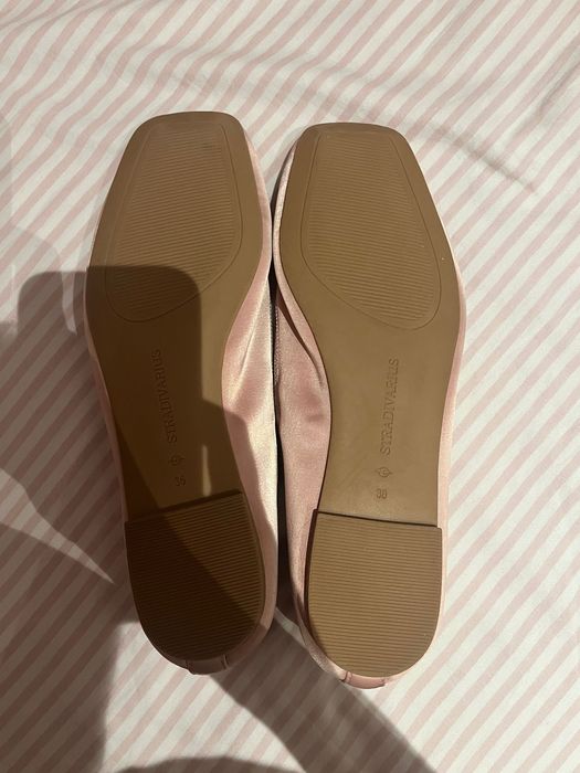 черные ,розовые балетки