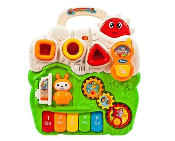 Antemergator/Masuta joaca interanctiva cu jucarii detasabile