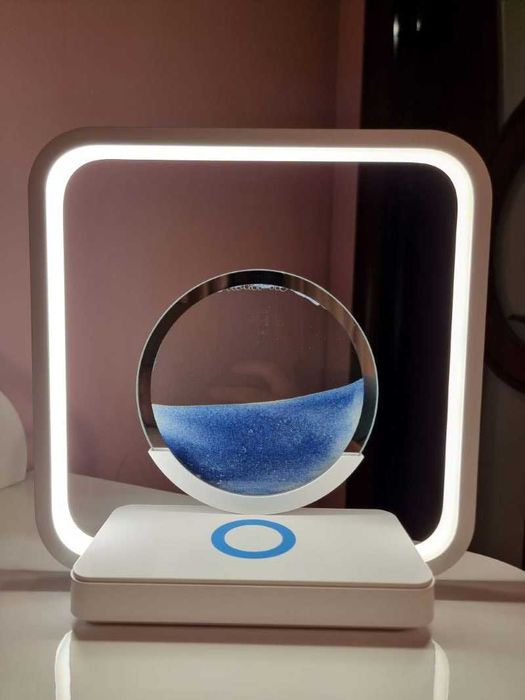 Veioza control tactil si incarcator wireless telefon