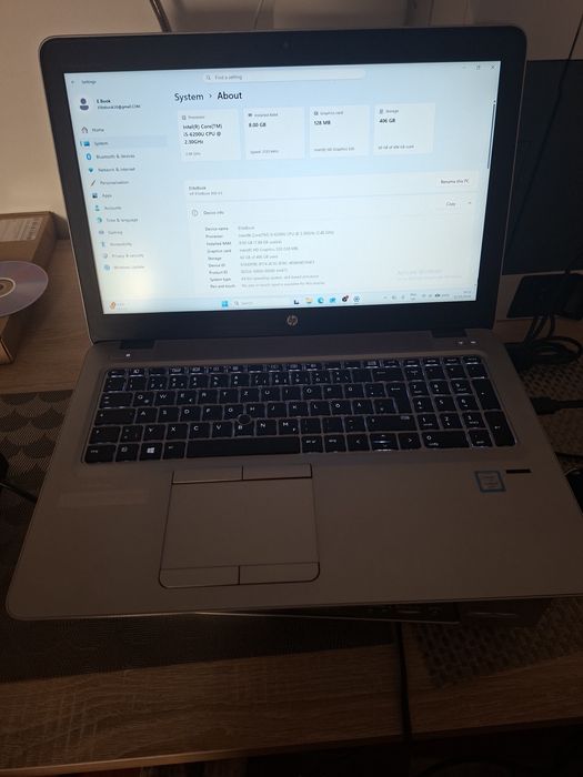 Laptop HP EliteBook 850 G3 | Intel i5 | 8GB RAM | SSD 480GB | Baterie Nouă (tine 3h+)