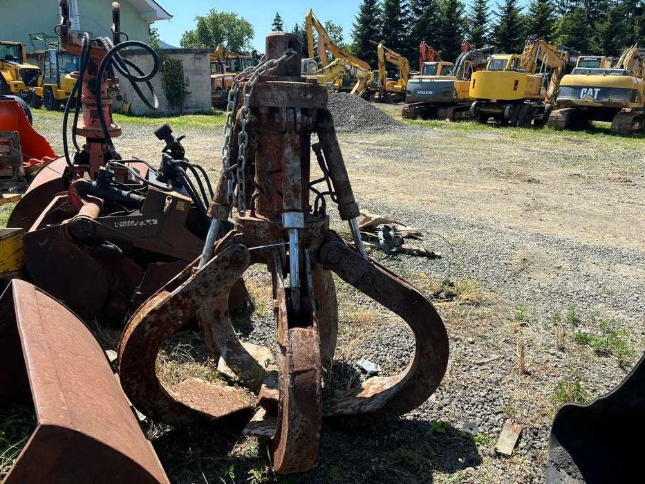 Graifer hidraulic pentru excavator | Fier vechi, deșeuri