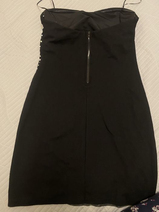 Коктельное платье на вечер со стразами