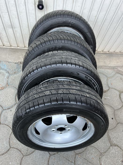 Jante otel 5x120mm, anvelope iarna 215/60 R17C, VW T5, T6, Multivan