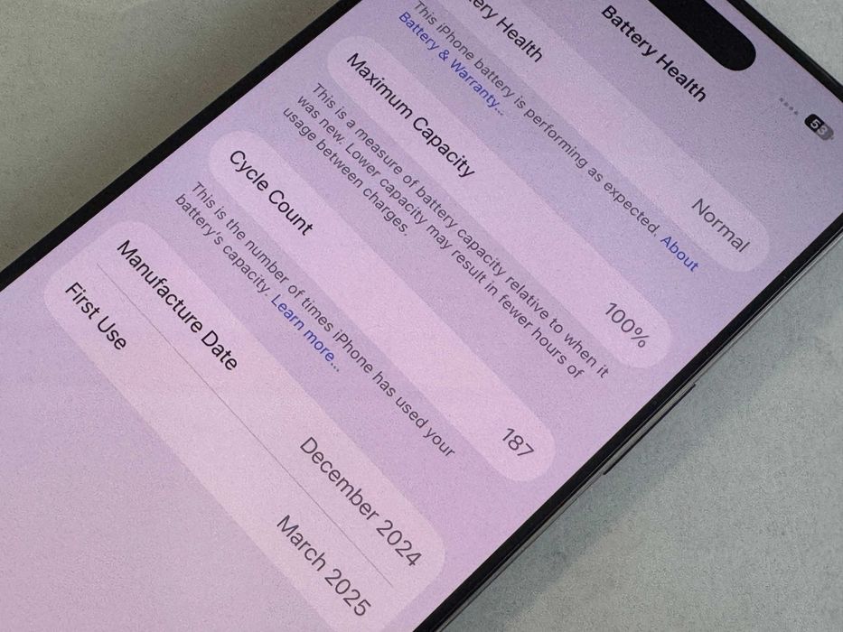 iPhone 16 Pro 128gb 100% батерия.Гаранция
