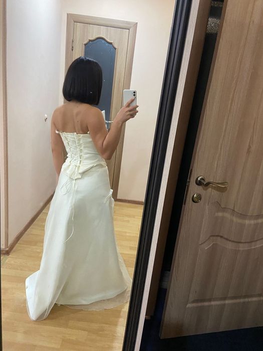 Платте, корсет+юбка в пол.