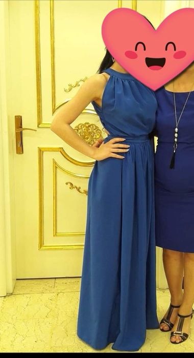 ... Дълга рокля...