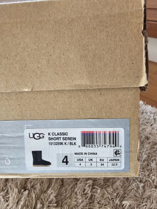 Ugg дамски зимни боти черни