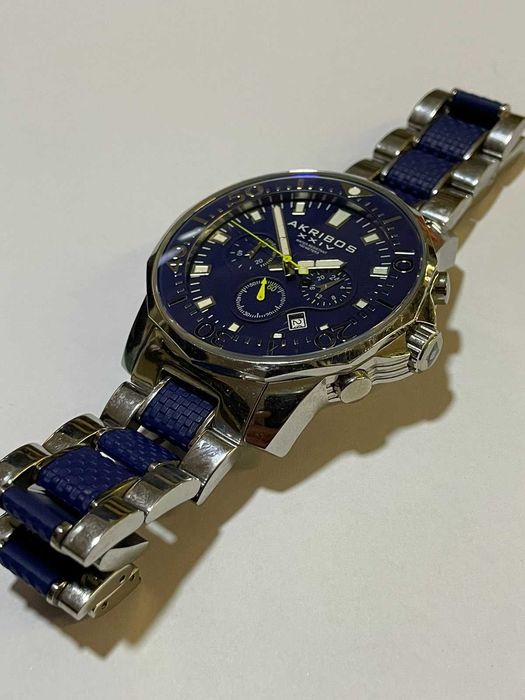 Мъжки часовник Akribos XXIV Conqueror Analog Blue Dial