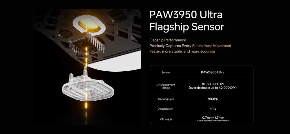 Беспроводная игровая мышь ATK GHOST Ultimate