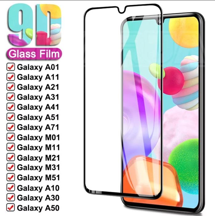 Folie sticla samsung a25 4g a30s a31a26 5g a40a41 a56 a52 s9 PLUS husa