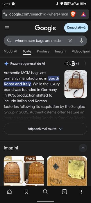 Geanta Mcm Millie Originala