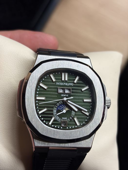 Patec Philippe nautilus  Automatic cu curea de silicon