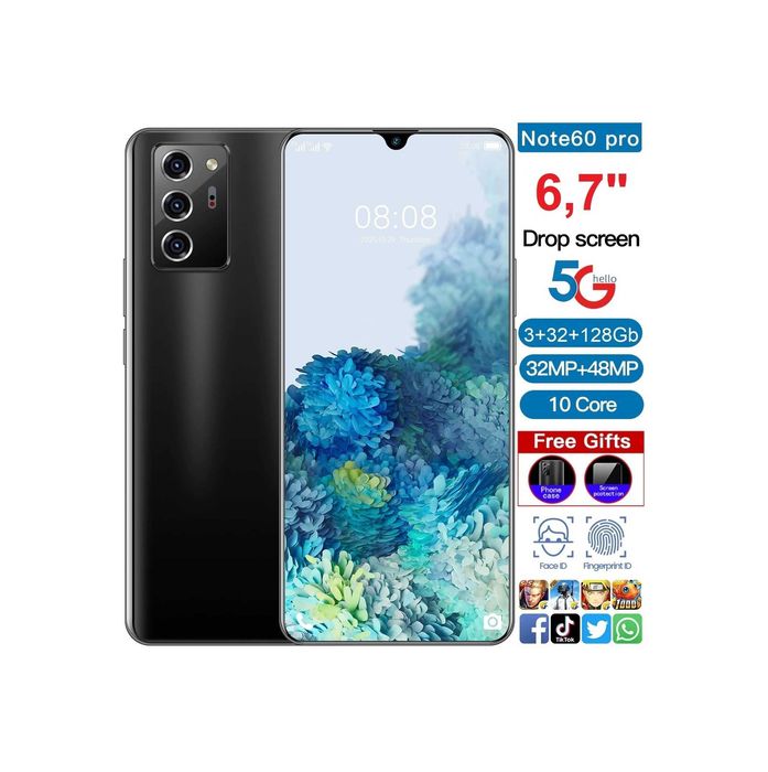 Смартфон Note 60 pro 6.7" 2SIM+SD, Android