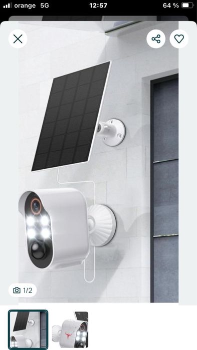 Camera ip cu panou solar