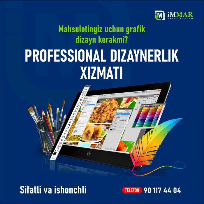 Flayer va barcha turdagi sifatli poligrafiya mahsulotlari