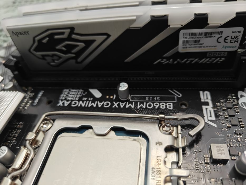 Ultra 7 265f + Asus B860M Max Gaming AX+ 32Gb DDR5