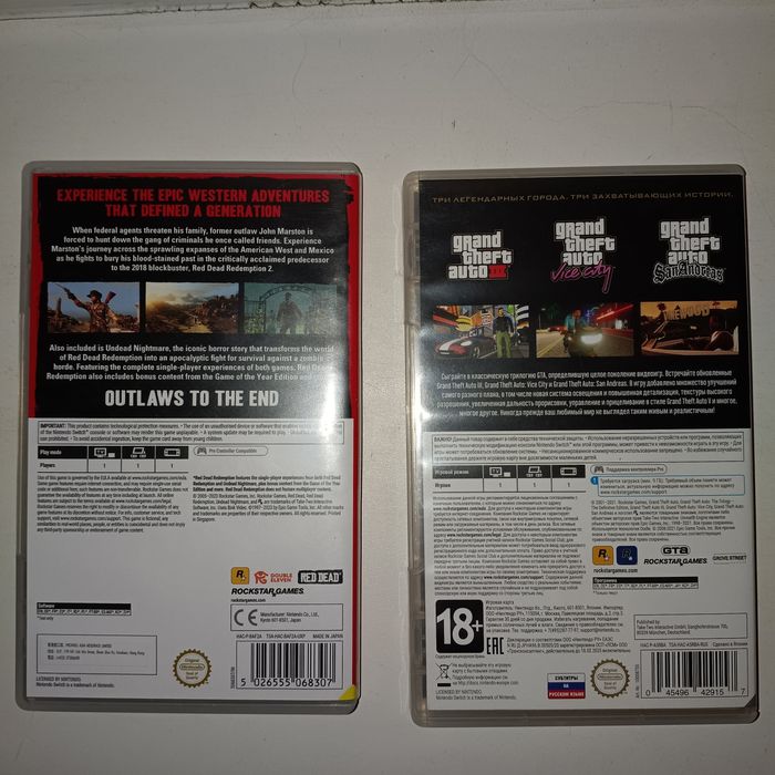 RDR / GTA Nintendo swich