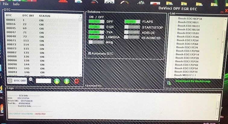 Ksuite 2.80 5.017 + DaVinci 1.0.28 + Winols 2.24