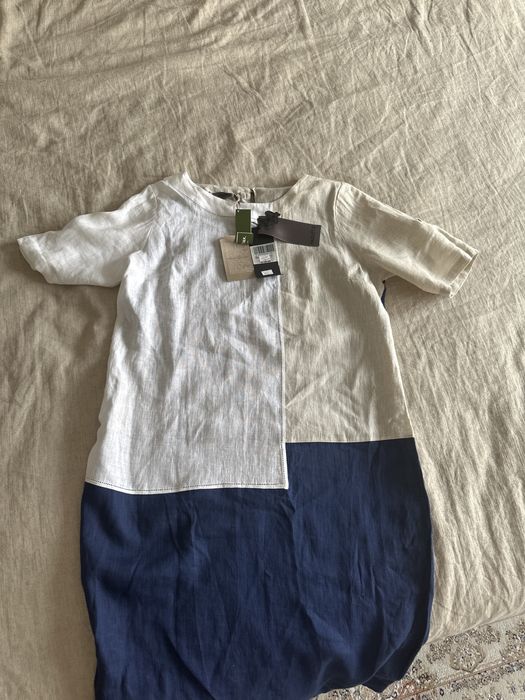 Платье лен натуральный Италия