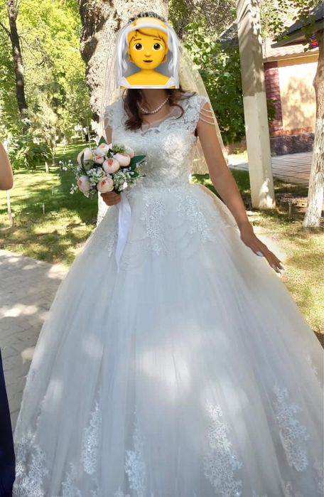 Продам свадебное платье б/у 22.000
