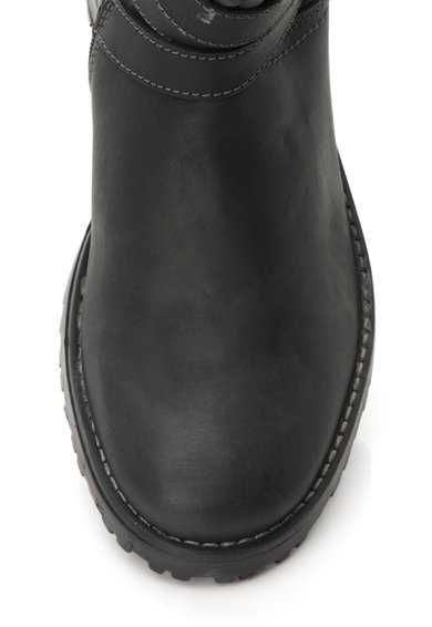 HUSH PUPPIES № 37/38 – Дамски черни боти от естествена кожа нови кутия