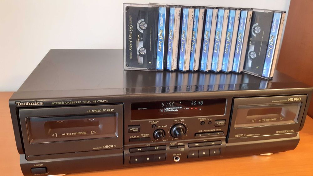 Deck Technics RS-TR474 si casete TDK Chrome Bonus