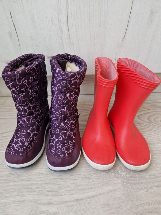 Зимни и гумени ботуши 27-28